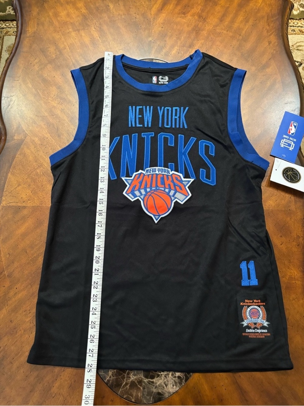 New York Knicks Jalen Brunson Ultra Game Brand Basketball Tank Top Size Small - Picture 4 of 5